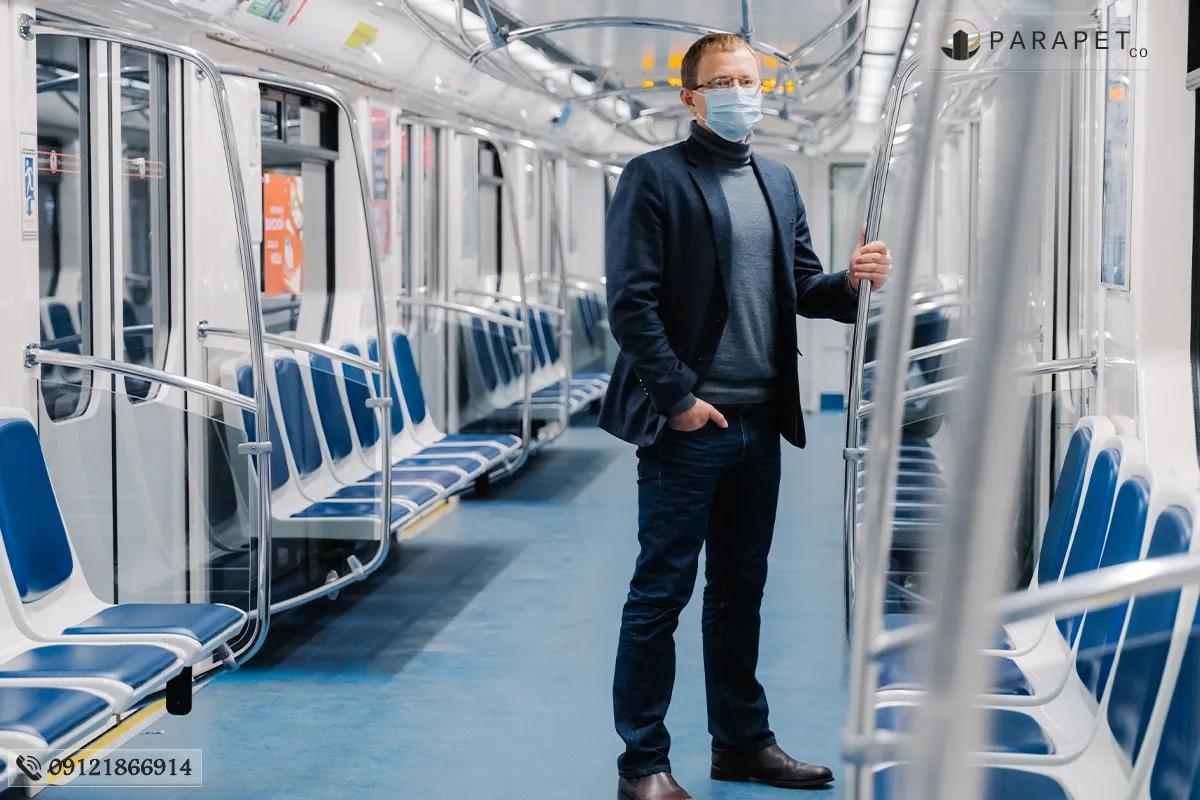 استفاده از حفاظ استیل در مترو ها